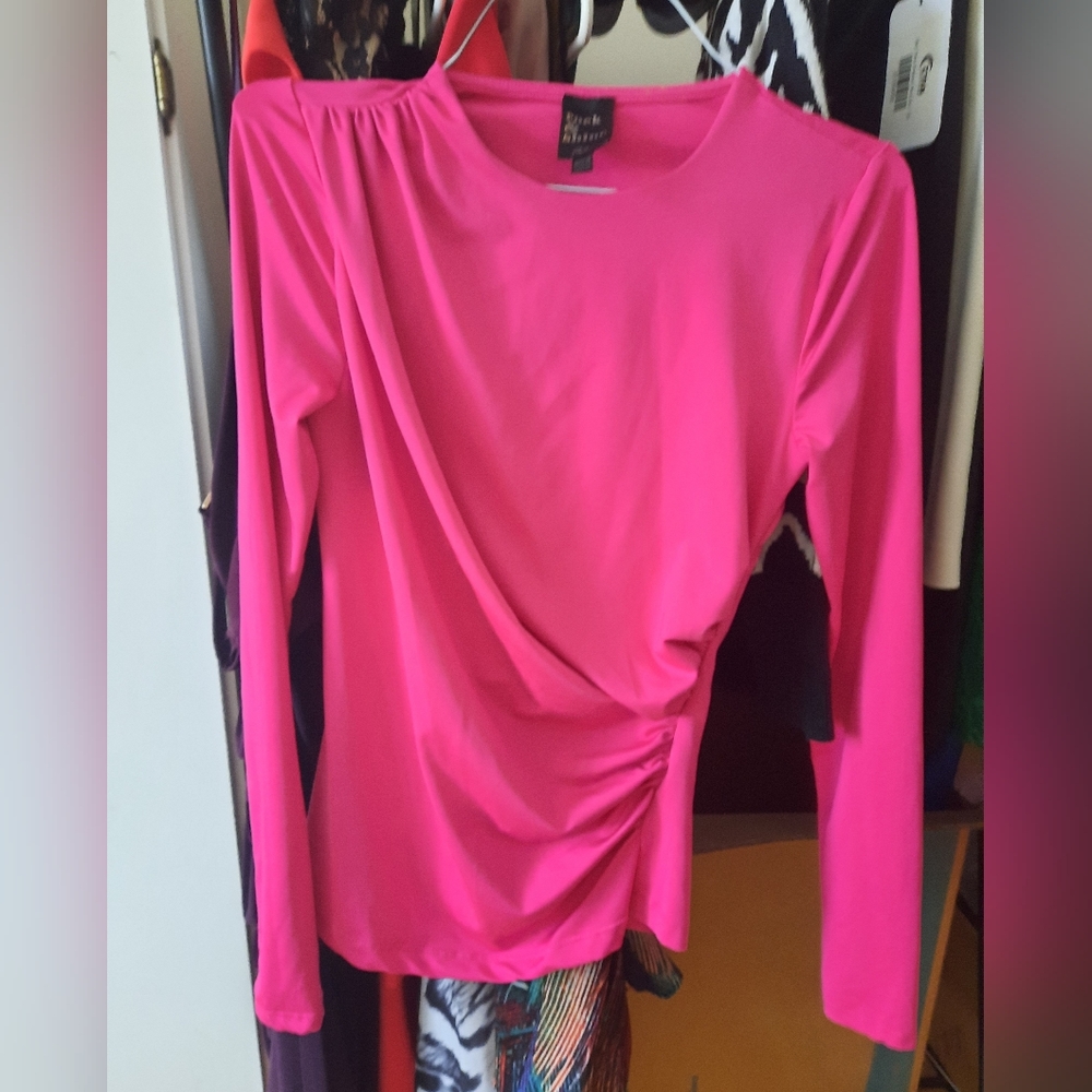 Fuschia shirt